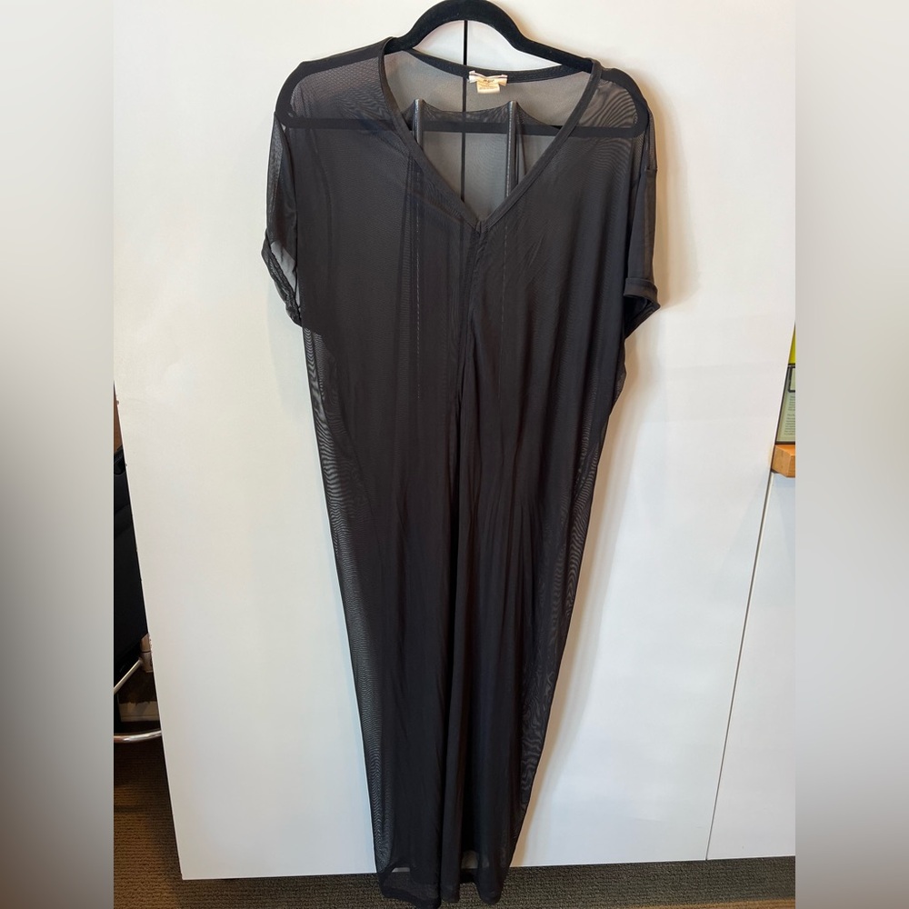 NYC Black Sheer Top